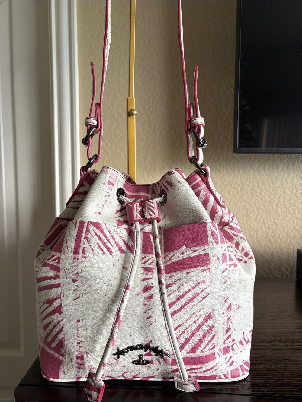 Vivienne Westwood Anglomania Graffiti Bucket Bag